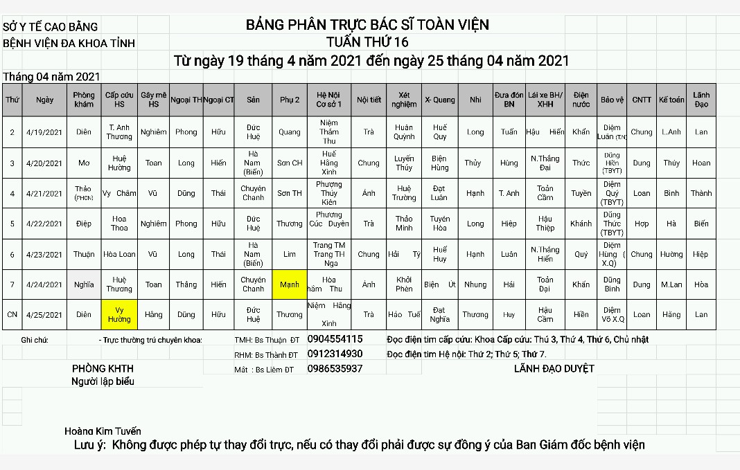 Tuần 16
